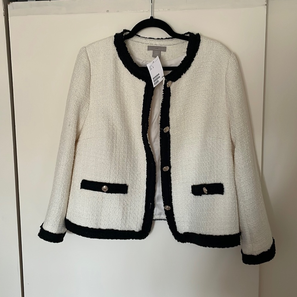 Tweed cream jacket